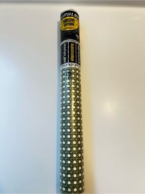 Vintage Deadstock NOS Marvalon Adhesive Shelf Liner Roll Avocado Green USA Made